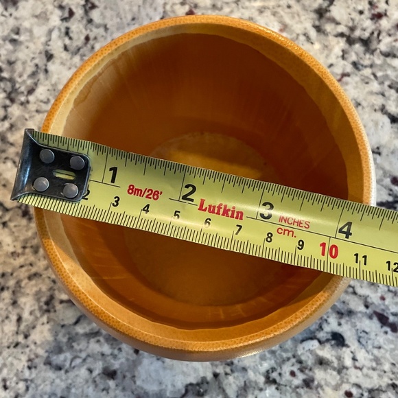 Bamboo Kitchen Utensil Holder 6 3/4” (Utensils Not Included) - Picture 9 of 11